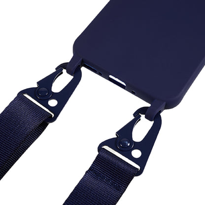 For Samsung Galaxy A54 5G Soft TPU Case Matte Finish Phone Protector with Wide Lanyard