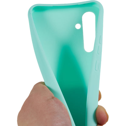 For Samsung Galaxy A54 5G Soft TPU Case Matte Finish Phone Protector with Wide Lanyard