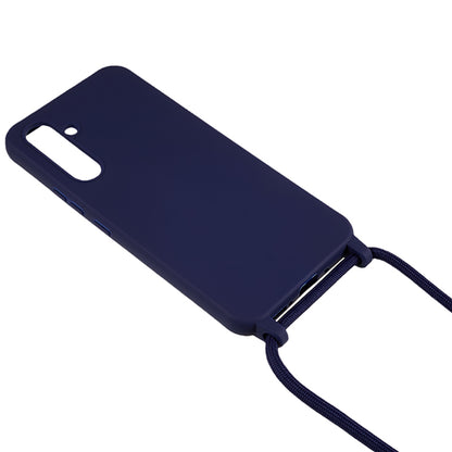 For Samsung Galaxy A54 5G TPU Crossbody Case Shockproof Non-Slip Slim Thin Phone Cover with Lanyard