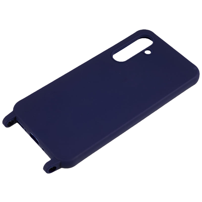 For Samsung Galaxy A54 5G TPU Crossbody Case Shockproof Non-Slip Slim Thin Phone Cover with Lanyard