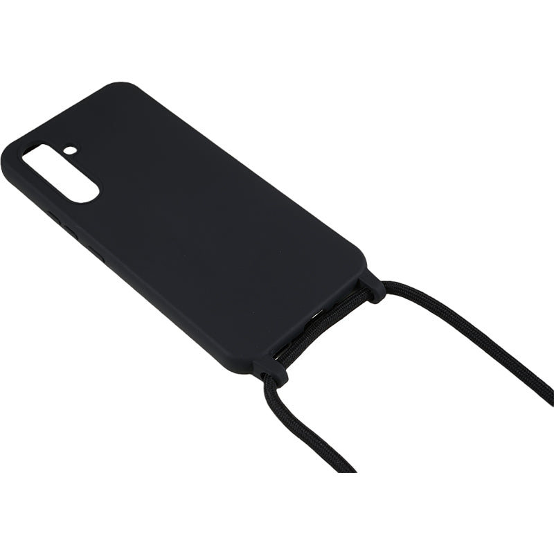 For Samsung Galaxy A54 5G TPU Crossbody Case Shockproof Non-Slip Slim Thin Phone Cover with Lanyard