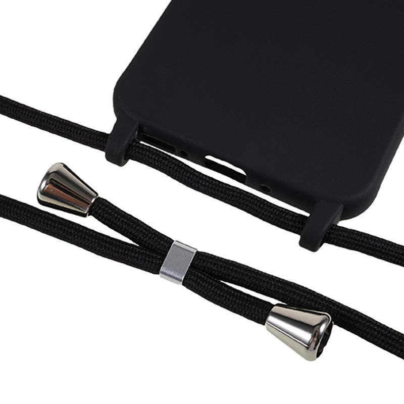 For Samsung Galaxy A54 5G TPU Crossbody Case Shockproof Non-Slip Slim Thin Phone Cover with Lanyard