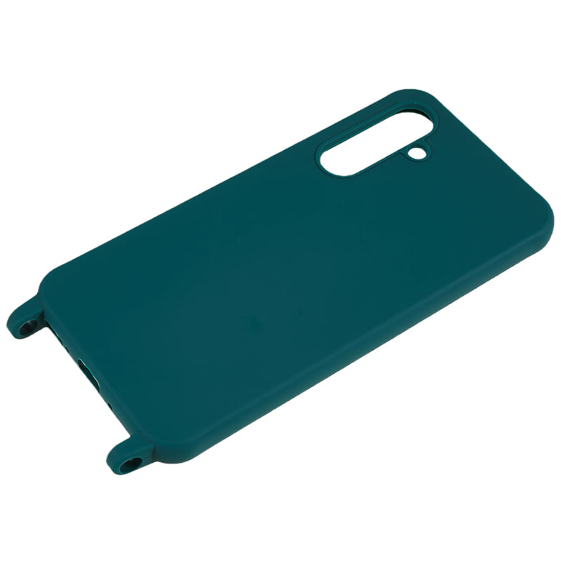 For Samsung Galaxy A54 5G TPU Crossbody Case Shockproof Non-Slip Slim Thin Phone Cover with Lanyard