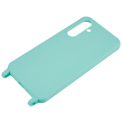 For Samsung Galaxy A54 5G TPU Crossbody Case Shockproof Non-Slip Slim Thin Phone Cover with Lanyard