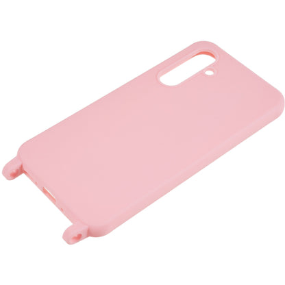For Samsung Galaxy A54 5G TPU Crossbody Case Shockproof Non-Slip Slim Thin Phone Cover with Lanyard