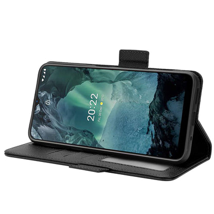 Litchi Texture Phone Case for Nokia G22 , PU Leather Wallet Stand Phone Cover