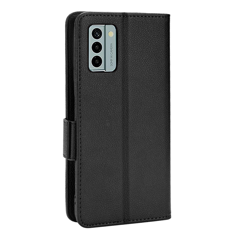 Litchi Texture Phone Case for Nokia G22 , PU Leather Wallet Stand Phone Cover