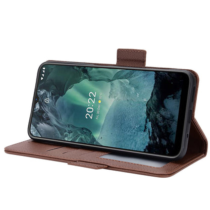 Litchi Texture Phone Case for Nokia G22 , PU Leather Wallet Stand Phone Cover