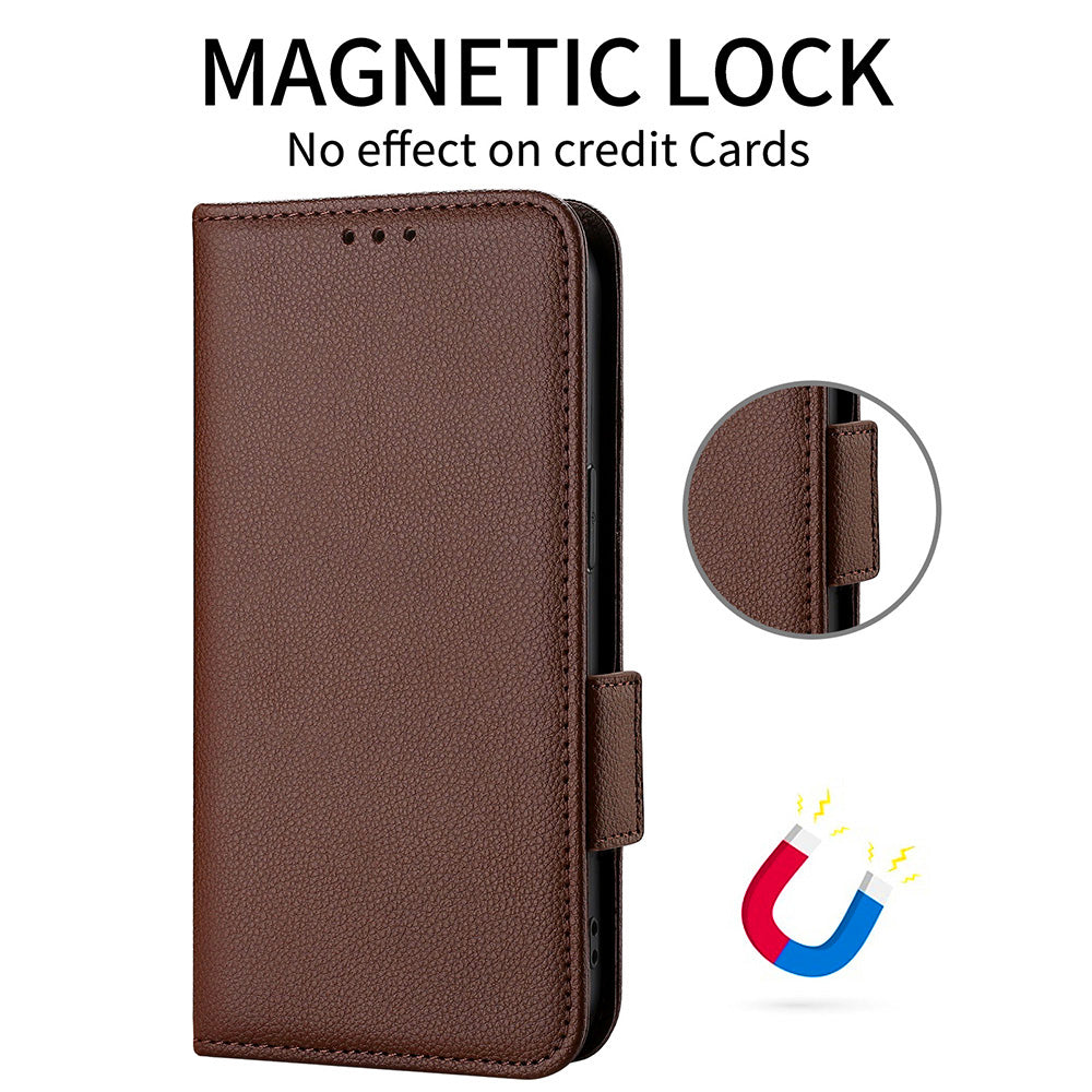 Litchi Texture Phone Case for Nokia G22 , PU Leather Wallet Stand Phone Cover