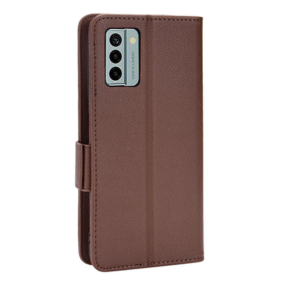 Litchi Texture Phone Case for Nokia G22 , PU Leather Wallet Stand Phone Cover