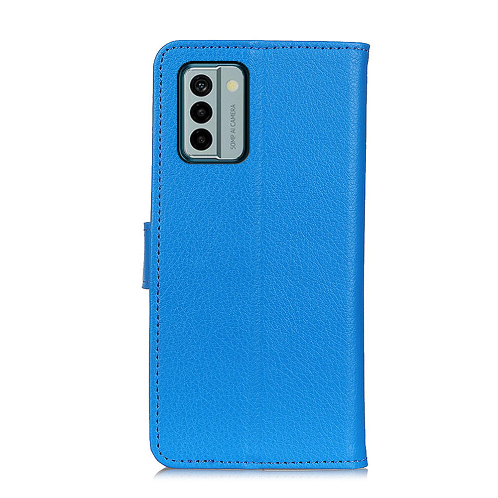 For Nokia G22 Wallet PU Leather Phone Case Stand Litchi Texture Cell Phone Cover