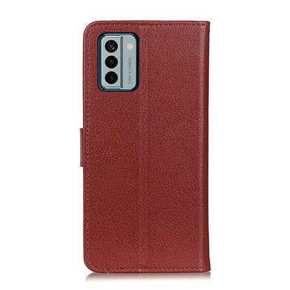 For Nokia G22 Wallet PU Leather Phone Case Stand Litchi Texture Cell Phone Cover