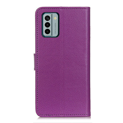 For Nokia G22 Wallet PU Leather Phone Case Stand Litchi Texture Cell Phone Cover