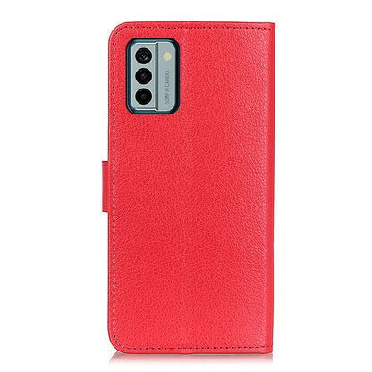 For Nokia G22 Wallet PU Leather Phone Case Stand Litchi Texture Cell Phone Cover