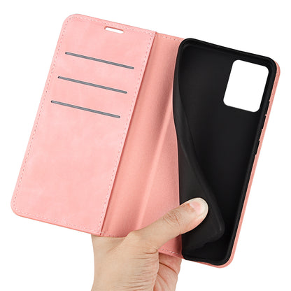 For Nokia G22 4G Magnetic Auto Closing Skin-touch Protective Shell Leather Stand Wallet Phone Case