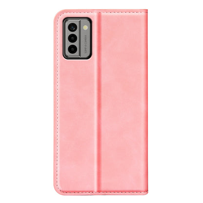 For Nokia G22 4G Magnetic Auto Closing Skin-touch Protective Shell Leather Stand Wallet Phone Case