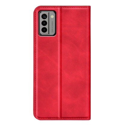 For Nokia G22 4G Magnetic Auto Closing Skin-touch Protective Shell Leather Stand Wallet Phone Case