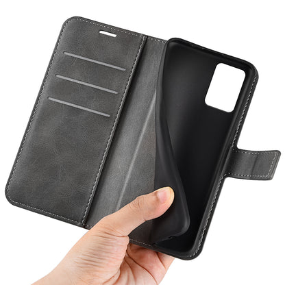For Nokia G22 4G Leather Wallet Cell Phone Case Square Magnetic Clasp Calf Texture Stand Cover