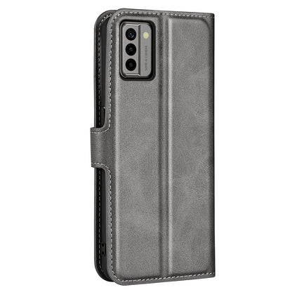 For Nokia G22 4G Leather Wallet Cell Phone Case Square Magnetic Clasp Calf Texture Stand Cover