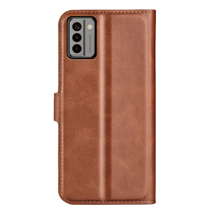 For Nokia G22 4G Leather Wallet Cell Phone Case Square Magnetic Clasp Calf Texture Stand Cover