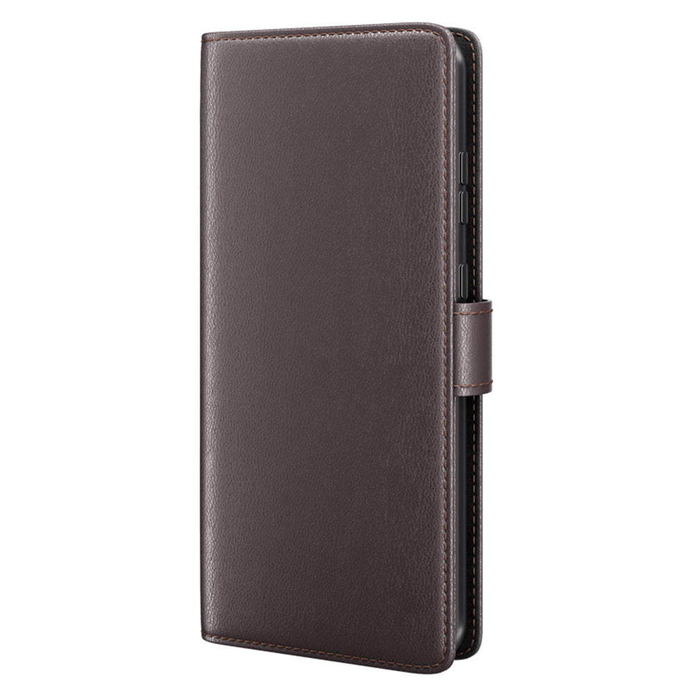 For Nokia G22 4G Genuine Cow Leather Wallet Phone Case Folding Stand Protective Cover