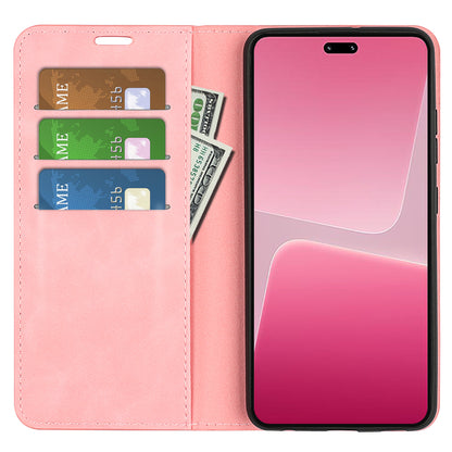 For Xiaomi 13 Lite / Civi 2 5G Skin-touch Leather Wallet Phone Case Flip Stand Protective Cover