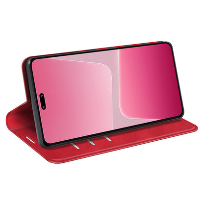 For Xiaomi 13 Lite / Civi 2 5G Skin-touch Leather Wallet Phone Case Flip Stand Protective Cover