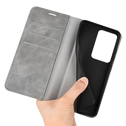 For Xiaomi 13 Lite / Civi 2 5G Skin-touch Leather Wallet Phone Case Flip Stand Protective Cover