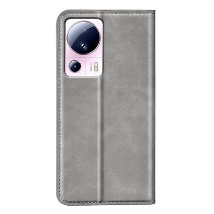 For Xiaomi 13 Lite / Civi 2 5G Skin-touch Leather Wallet Phone Case Flip Stand Protective Cover