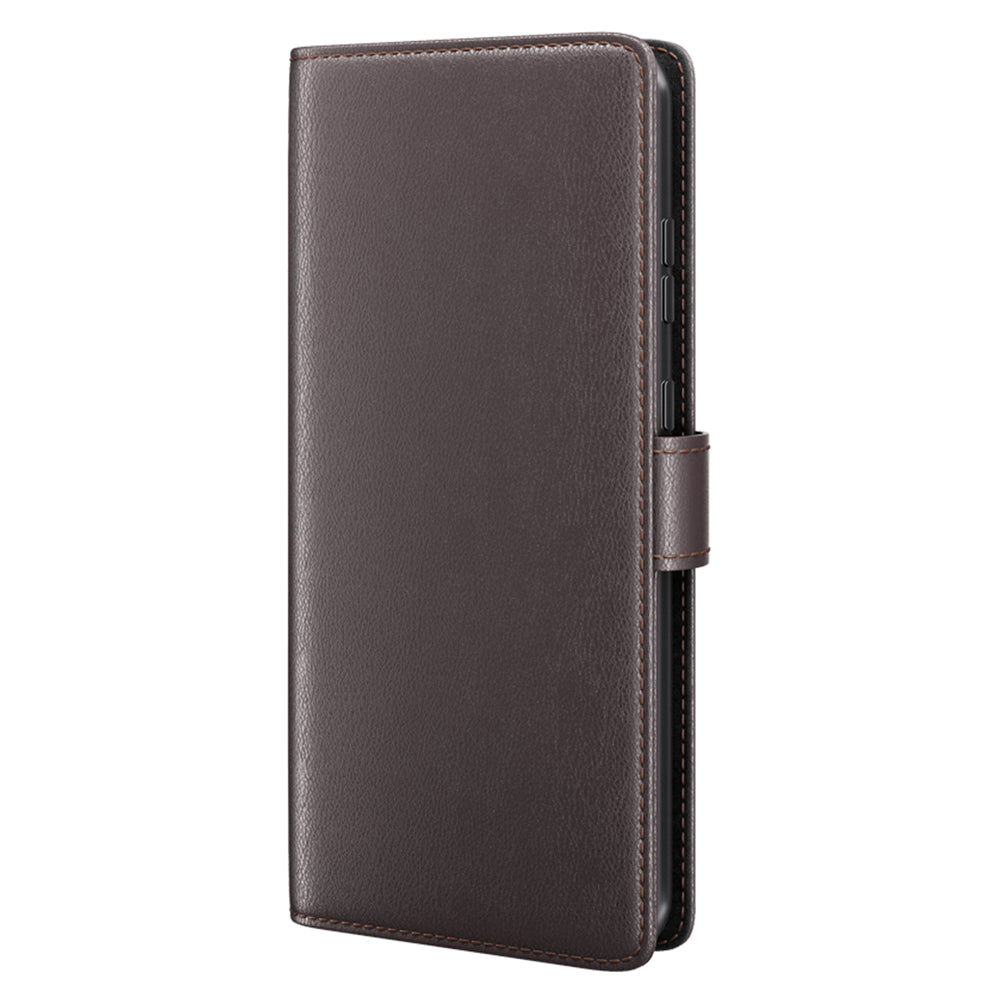 For Xiaomi 13 Lite / Civi 2 5G Flip Stand Dorp-proof Cover Genuine Cow Leather Wallet Phone Case