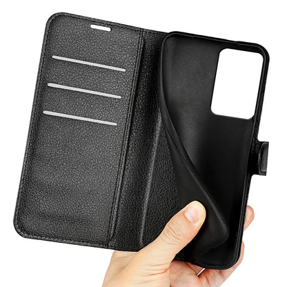 PU Leather Shell for Xiaomi 13 Lite / Civi 2 5G Litchi Texture Phone Case Wallet Stand Flip Cover