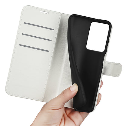 PU Leather Shell for Xiaomi 13 Lite / Civi 2 5G Litchi Texture Phone Case Wallet Stand Flip Cover