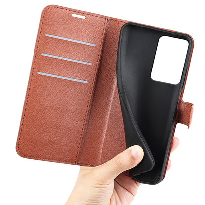 PU Leather Shell for Xiaomi 13 Lite / Civi 2 5G Litchi Texture Phone Case Wallet Stand Flip Cover