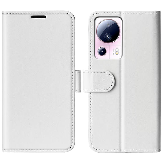 Flip Cover for Xiaomi 13 Lite / Civi 2 5G PU Leather Wallet Crazy Horse Texture Stand Phone Case