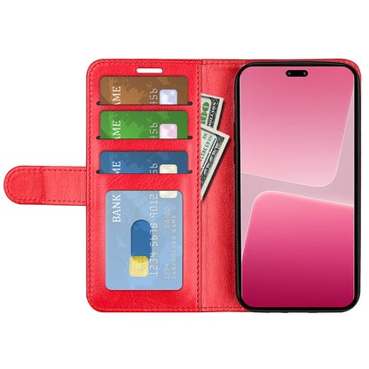 Flip Cover for Xiaomi 13 Lite / Civi 2 5G PU Leather Wallet Crazy Horse Texture Stand Phone Case