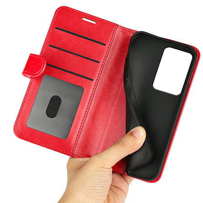 Flip Cover for Xiaomi 13 Lite / Civi 2 5G PU Leather Wallet Crazy Horse Texture Stand Phone Case