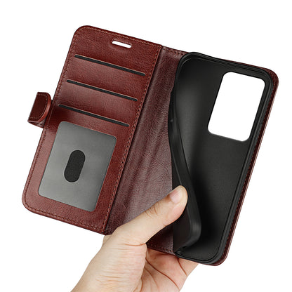 Flip Cover for Xiaomi 13 Lite / Civi 2 5G PU Leather Wallet Crazy Horse Texture Stand Phone Case