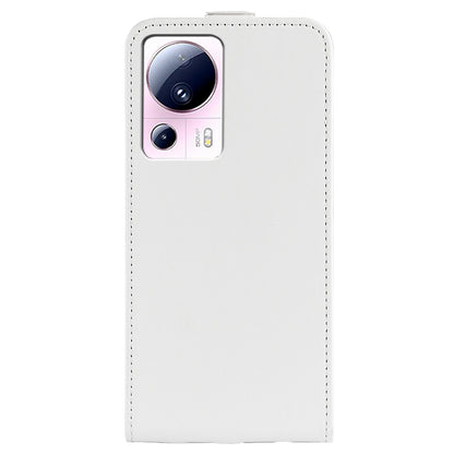 For Xiaomi 13 Lite / Civi 2 5G Card Holder Vertical Flip Phone Case Crazy Horse Texture PU Leather Cover