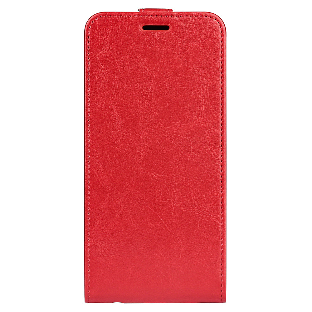 For Xiaomi 13 Lite / Civi 2 5G Card Holder Vertical Flip Phone Case Crazy Horse Texture PU Leather Cover