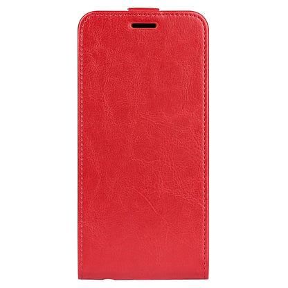 For Xiaomi 13 Lite / Civi 2 5G Card Holder Vertical Flip Phone Case Crazy Horse Texture PU Leather Cover