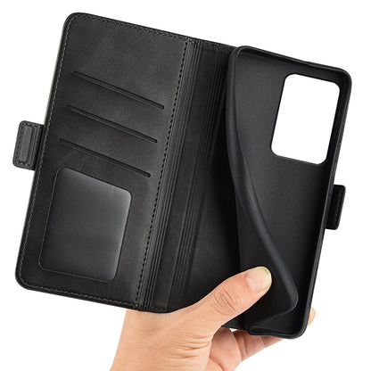 For Xiaomi 13 Lite / Civi 2 5G Calf Texture Cell Phone Cover Stand Wallet PU Leather Phone Case