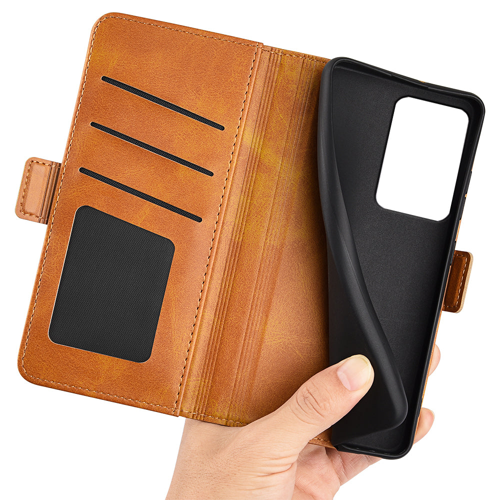 For Xiaomi 13 Lite / Civi 2 5G Calf Texture Cell Phone Cover Stand Wallet PU Leather Phone Case