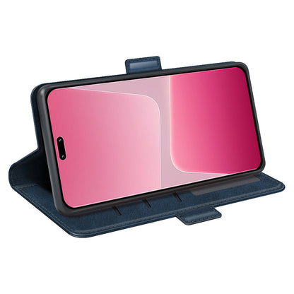 For Xiaomi 13 Lite / Civi 2 5G Calf Texture Cell Phone Cover Stand Wallet PU Leather Phone Case