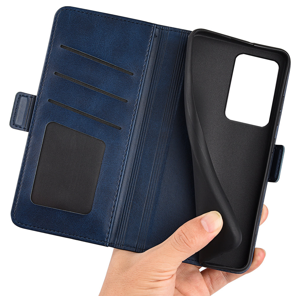 For Xiaomi 13 Lite / Civi 2 5G Calf Texture Cell Phone Cover Stand Wallet PU Leather Phone Case