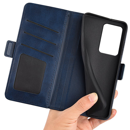 For Xiaomi 13 Lite / Civi 2 5G Calf Texture Cell Phone Cover Stand Wallet PU Leather Phone Case