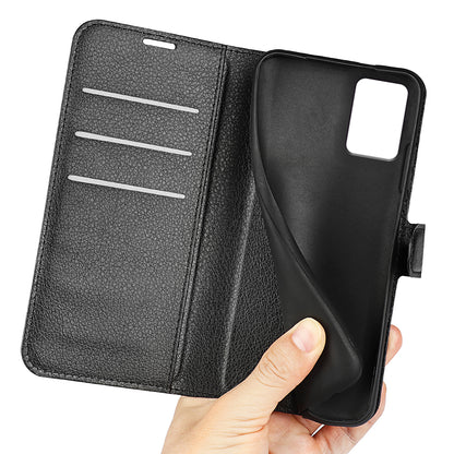 PU Leather Shell for Nokia G22 Anti-scratch Litchi Texture Phone Case Wallet Stand Flip Cover