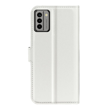 PU Leather Shell for Nokia G22 Anti-scratch Litchi Texture Phone Case Wallet Stand Flip Cover