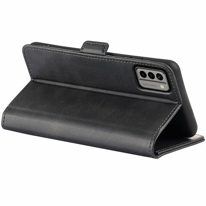 For Nokia G22 Anti-scratch Calf Texture Cell Phone Cover PU Leather Stand Wallet Phone Case