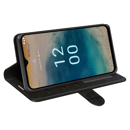 Flip Cover for Nokia G22 Crazy Horse Texture PU Leather Wallet Stand Anti-drop Phone Case