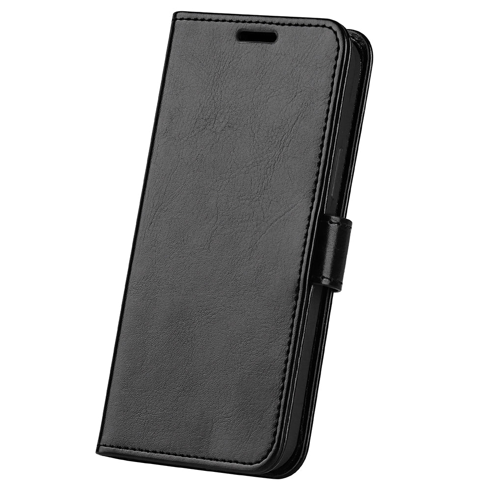 Flip Cover for Nokia G22 Crazy Horse Texture PU Leather Wallet Stand Anti-drop Phone Case